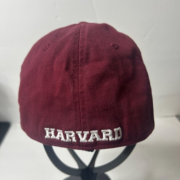 Harvard Crimson Collegiate Licensed Baseball Cap Hat Stretch Back - Maroon - Picture 4 of 6